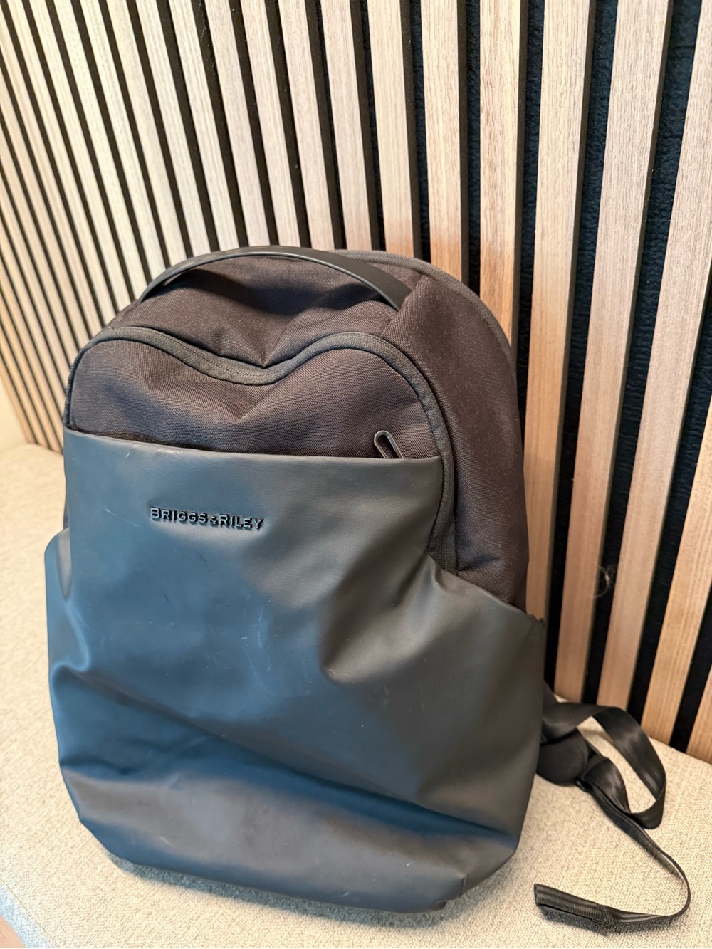 Briggs & Riley Delve Medium Backpack Black Laptop Travel Bag